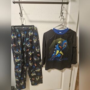 The Children's Place Football Pajama Set - Black and Blue